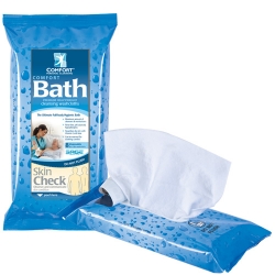 Comfort Bath&reg; Cleansing Washcloths Comfort bath, deodorant, 7900, 7955, 7903, 7956, cleansing washcloths, exopheryl, aloe vitamin E, moisturizing, disposable, heavyweight, bathing, rinse free, rinse-free, comfort Bath&reg;  cleansing washcloths, comfort personal cleansing