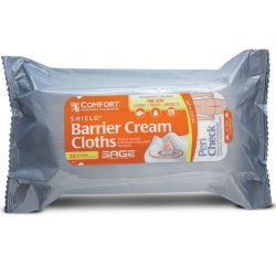 Comfort Shield&reg; Barrier Cream Cloths - Soft Tub comfort shield barrier cream washcloths, washcloth, dimethicone, 7526, 7996, 7905, incontinence, sage products