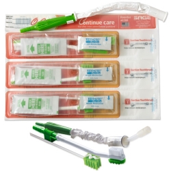 Continue Care&reg;  System - Three Daily Cleanings dysphagia, pneumonia, stroke, aspiration, risk, yankauer, suction, toothbrush, sodium bicarbonate, antiseptic oral rinse, mouth moisturizer, sage, toothette, swab, 6308