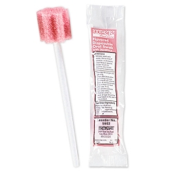 Toothette&reg; Oral Swabs Flavored with Dentifrice swab, oral control, 5602, 5602UT, toothette, Toothette&reg;, oral care, disposable swab, pink swab, medline, kimberly-clark