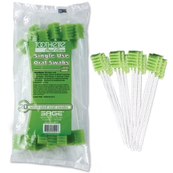 Toothette&reg; Plus Swabs - Untreated oral tisse, swabs, oral control, 6076, 6071, toothette, Toothette&reg;, oral care, disposable swabs, medline, kimberly-clark, sodium bicarbonate, single use