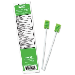 Toothette&reg; Plus Swabs with Antiseptic Oral Rinse oral tisse, swabs, oral control, 6120, toothette, Toothette&reg;, oral care, disposable swabs, medline, kimberly-clark, antiseptic, oral rinse